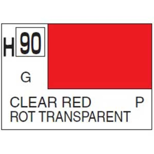 H090 Clear Red 10ml