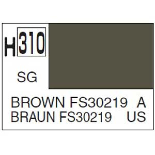 H310 Semi-Gloss Brown FS30219 10ml H310 Semi-Gloss Brown FS30219 10ml