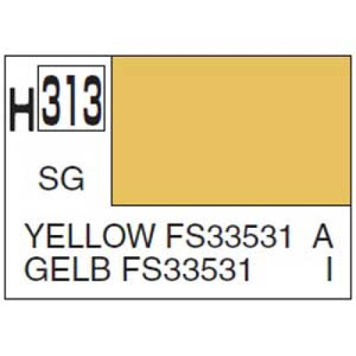 H313 Semi-Gloss Yellow FS33531 10ml H313 Semi-Gloss Yellow FS33531 10ml