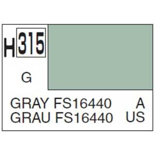 H315 Semi-Gloss Light Grey FS16440 10ml H315 Semi-Gloss Light Grey FS16440 10ml