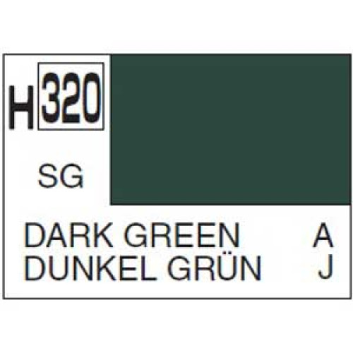 H320 Semi-Gloss Dark Green 10ml