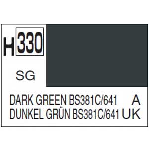 H330 Semi-Gloss RAF Dark Green BS381C/641 10ml