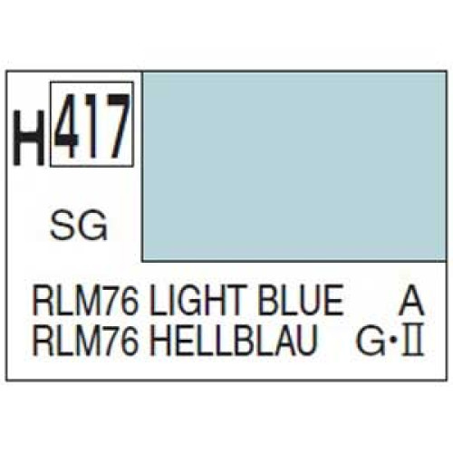 H417 Semi-Gloss Light Blue RLM76 10ml H417 Semi-Gloss Light Blue RLM76 10ml