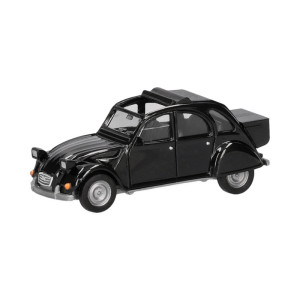 Citroën 2 CV with queue, black (H0)