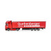 Mercedes-Benz Actros L ProCabin Gigaspace curtain canvas semitrailer - Quehenberger (H0) Mercedes-Benz Actros L ProCabin Gigaspace curtain canvas semitrailer - Quehenberger (H0)