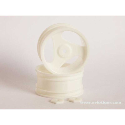 3-Stern Felgen 26mm Weiss (2St)