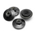 Flanged Lock Nut M5x8mm (Noir/4Pcs)