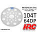 Delrin Spur Gear 104T 64Pitch (HPI Style)