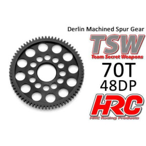 Delrin Spur Gear 70T 48Pitch (Low Friction Machined)