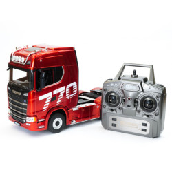 Scania 770S RC Transportvrachtwagen RTR Rood (1/18)