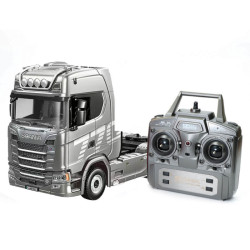 Scania 770S RC Transportvrachtwagen RTR Grijs (1/18)