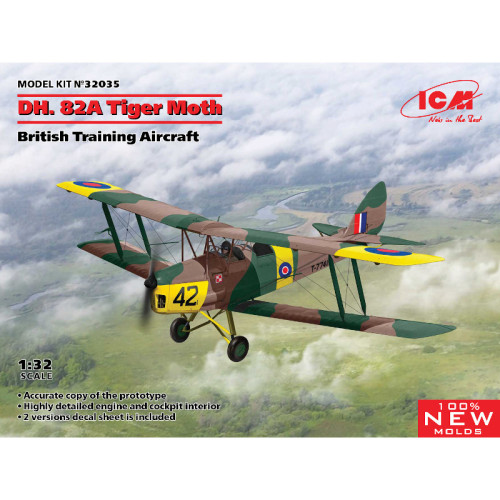 DH. 82A Tiger Moth - British Training Aircraft (1/32)