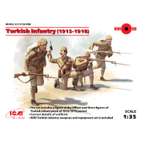 Infanterie turque 1915-1918 (4 figurines) (1/35) Infanterie turque 1915-1918 (4 figurines) (1/35)