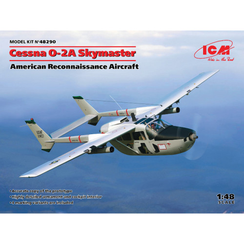 Cessna O-2A Skymaster,American Reconnaissance Aircraft (1/48) Cessna O-2A Skymaster,American Reconnaissance Aircraft (1/48)