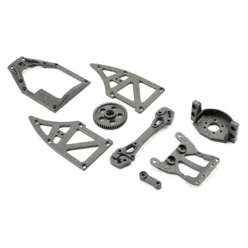 Servo Top Plate + Motor Holder + Rear Shock Tower Servo Top Plate + Motor Holder + Rear Shock Tower