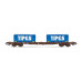 SNCF 4-axle Container Flat Car Sgss Tipes (H0) SNCF 4-axle Container Flat Car Sgss Tipes (H0)