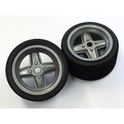 Front Silver Revoltution Wheels and Tyres JAP46 (1/12)