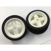 Front White Revoltution Wheels and Tyres JAP46 (1/12) Front White Revoltution Wheels and Tyres JAP46 (1/12)