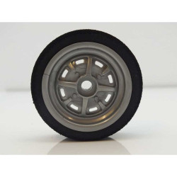 Front Silver RoStyle Wheels and Tyres JAP46 (1/12)