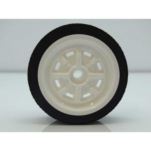 Front White RoStyle Wheels and Tyres JAP46 (1/12) Front White RoStyle Wheels and Tyres JAP46 (1/12)