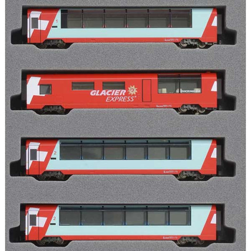 Glacier Express 4-Car Add-On Set (N) Glacier Express 4-Car Add-On Set (N)