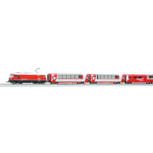 Rhätische Bahn Glacier Express 3-Unit Basic Set (N) Rhätische Bahn Glacier Express 3-Unit Basic Set (N)