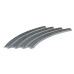 Curved Track R 348-45deg (N) Curved Track R 348-45deg (N)