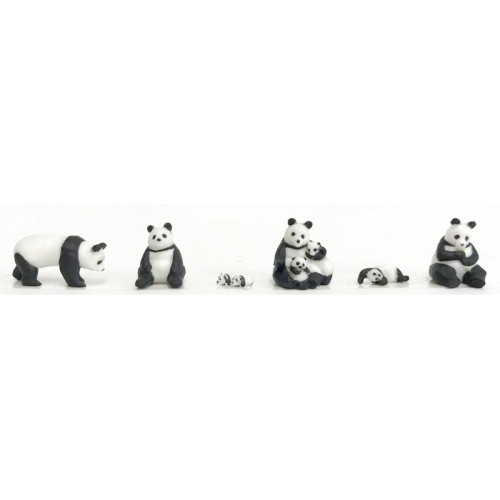 Panda Family (7 Pieces) (H0) Panda Family (7 Pieces) (H0)
