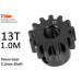 Pinion Gear - 1.0M / 5mm Shaft - Steel - 13T Pinion Gear - 1.0M / 5mm Shaft - Steel - 13T
