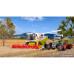 CLAAS combine harvester with cut- and corn header (H0)