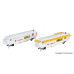 Kermis trailer, 2 Stuks (H0) Kermis trailer, 2 Stuks (H0)