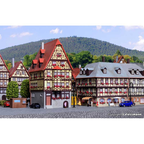 High building and corner house (N) High building and corner house (N)