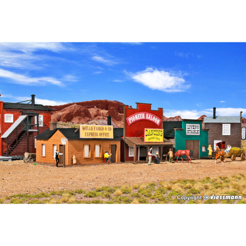 Western buildings category saloon (H0)