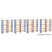 Deco-set Pallet shelving system, 4 pieces (H0)