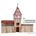 Town wall with timber-framed tower in Weil (H0) Town wall with timber-framed tower in Weil (H0)