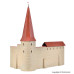 Town wall with round tower in Weil (H0)