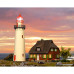 Leuchtturm Hiddensee mit Nebengebäude (H0) Leuchtturm Hiddensee mit Nebengebäude (H0)