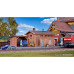 Bahn-Nebengebäude mit Schuppen (H0)