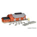 Freight shed with extra loading platform (H0) Freight shed with extra loading platform (H0)