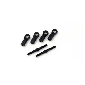 Tie Rod Set Steel 4x40mm (2Pcs)