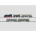 K.W.St.E. Pass. Train: Tank Loc. and 4 Plat. Cars. (H0) K.W.St.E. Pass. Train: Tank Loc. and 4 Plat. Cars. (H0)