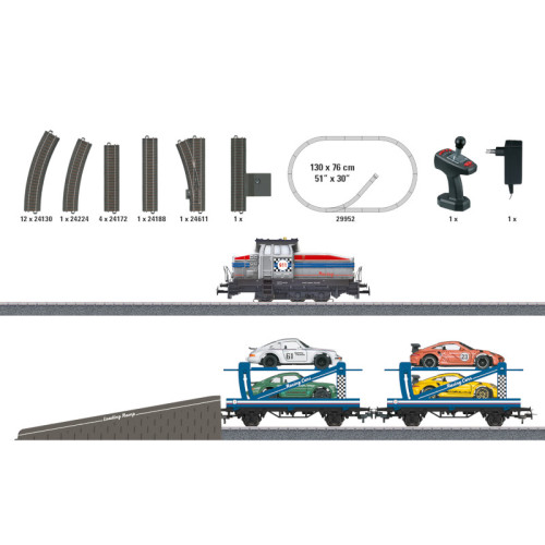 Auto Transport Train Starter Set (H0-AC) Auto Transport Train Starter Set (H0-AC)