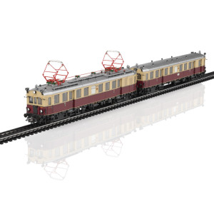 DRG Class elT Rail Car 1126 with class elS control car 2126 (H0-AC)