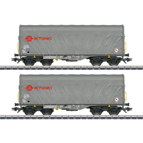 Sliding Tarp Car Set (H0)