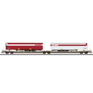 Hupac SA Type Sdggmrss Double Pocket Car (H0)