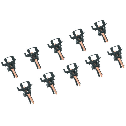 Têtes d'attelage court conductrices de courant - 10 Pièces (H0)