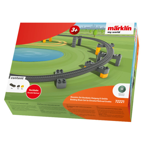 Märklin my world - Set d'éléments de rampes (montée et descente) Märklin my world - Set d'éléments de rampes (montée et descente)
