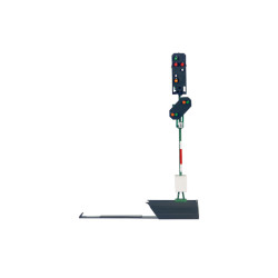 Color Light Home Signal with a Color Light Distant Signal (H0)