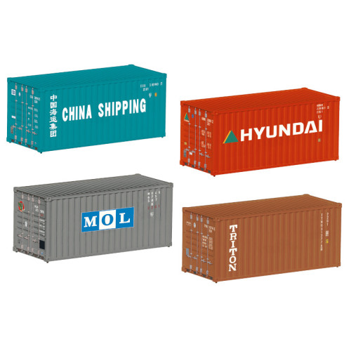 20-Foot Container Set (H0)