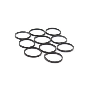 Rubber tires 15.0 10Pcs (H0)
